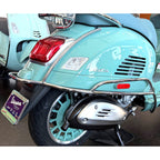 **CHROME** REAR CRASH BARS ORIGINAL PIAGGIO (1B010094) VESPA GTS HPE2 GTS310 2023-AND NEWER