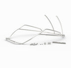 **CHROME** REAR CRASH BARS ORIGINAL PIAGGIO (1B010094) VESPA GTS HPE2 GTS310 2023-AND NEWER