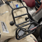 *BLACK* CUPPINI RALLY STYLE FRONT FIXED RACK WITH SPOT LIGHTS VESPA GTS SUPER 300 HPE2 GTS310