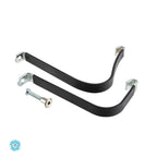 *BLACK* CUPPINI RALLY STYLE FRONT FIXED RACK WITH SPOT LIGHTS VESPA GTS SUPER 300 HPE2 GTS310