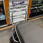 **CHROME CUPPINI** REAR FOLDING RACK W/GRAB RAIL VESPA GTS 250 300 HPE2 GTS310