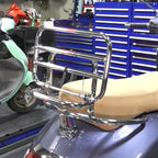 CHROME FOLDING REAR RACK **ONE-PIECE DESIGN** BY FACO GTS 300 SUPER HPE HPE2