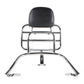 **CHROME** REAR FOLDING RACK W/ PASSENGER BACK REST AND GRAB RAIL FOR VESPA GTS 250 300 HPE HPE2