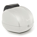 BIANCO INNOCENZA MONTEBIANCO WHITE 544 TOPCASE W/BLACK BACKREST PAD VESPA GTS SUPER (CM273334)