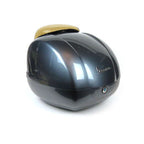 GTS Original Vespa Top Case Dolomiti Gray WITH TAN BACK REST PAD