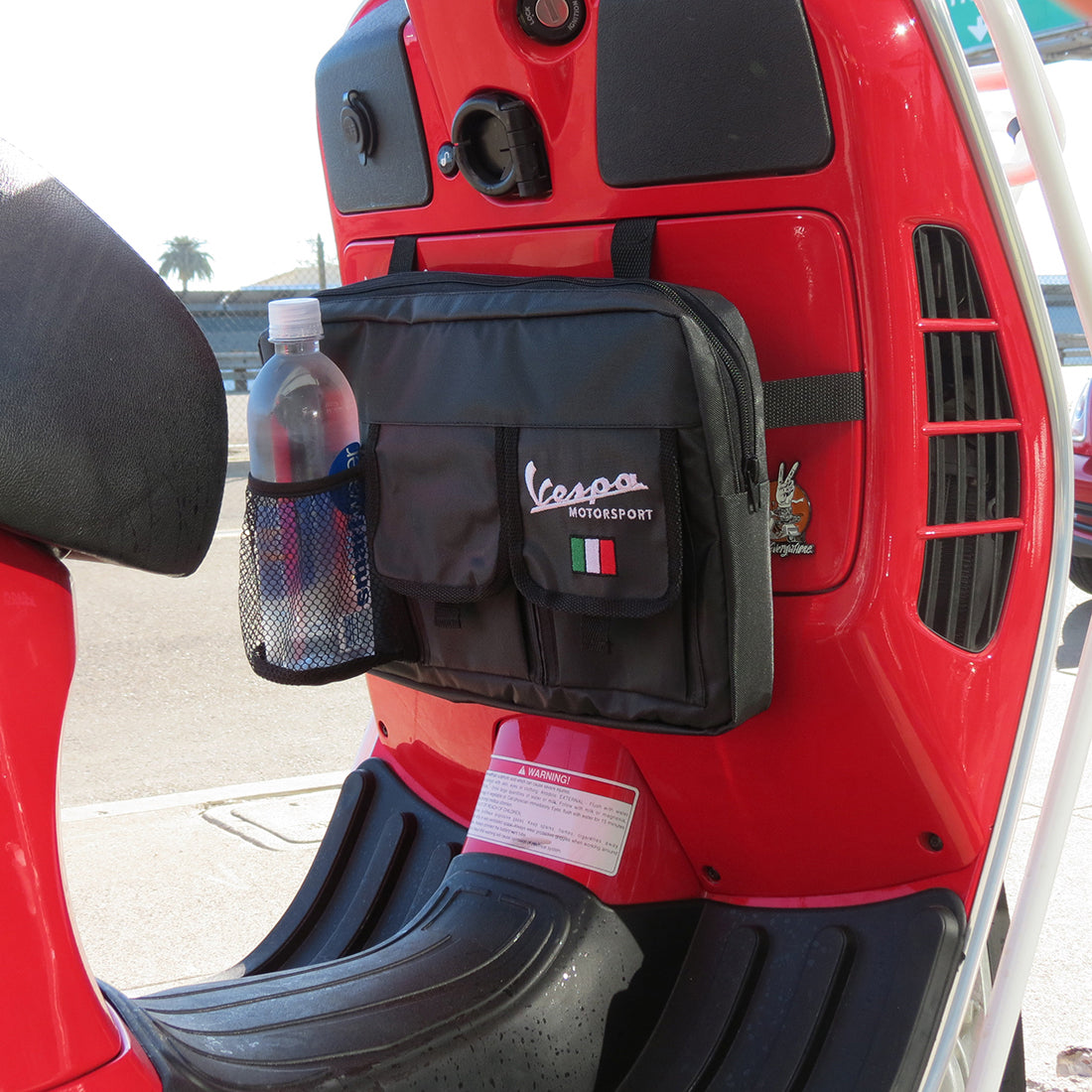 GLOVE BOX BAG BLACK VESPA GTS 200-300 GTS310 PRIMAVERA SPRINT PX  **SCOOTERWEST EXCLUSIVE**