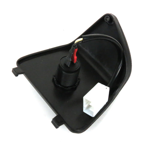 USB Power Plug Vespa **BLACK** GT/GTS/GTV (2004-2014)