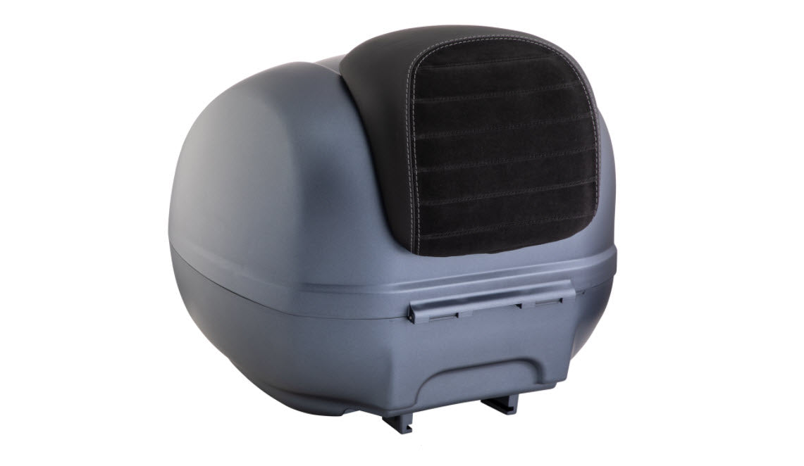 VESPA GTV TOPCASE FOR 2020 SEI GIORNI SIX DAY RACER MATTE GREY (Rack Sold Separately)  (CM273360)