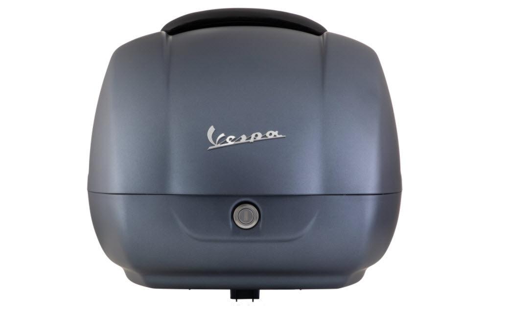 VESPA GTV TOPCASE FOR 2020 SEI GIORNI SIX DAY RACER MATTE GREY (Rack Sold Separately)  (CM273360)