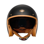 CYRIL 3/4 RETRO HELMET MATTE BLACK