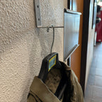 HELMET HANGER WALL MOUNT DISPLAY RACK (HELMET STORAGE OR RETAIL DISPLAY)