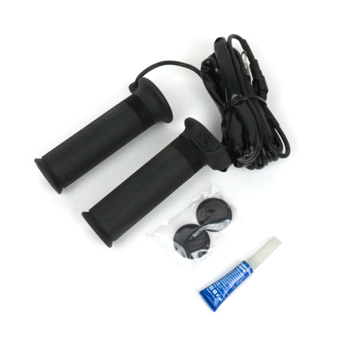 DELUXE HEATED APOLLO GRIPS FOR 7/8' BARS WITH BUILT IN TEMP BUTTON 130MM (KOSO AM111030 27-5869)