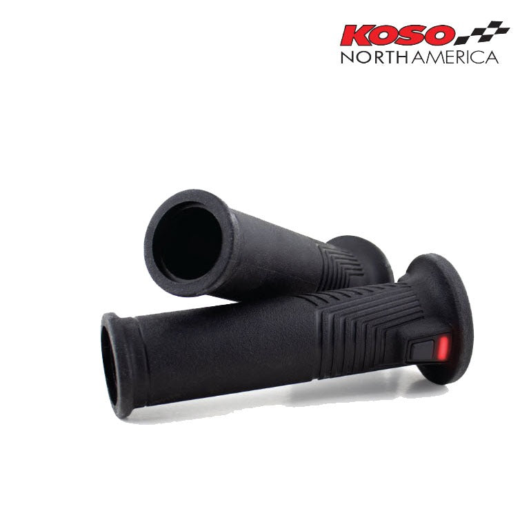 DELUXE HEATED ARTEMIS GRIPS FOR 7/8' BARS WITH BUILT IN TEMP BUTTON 120MM