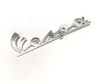 Vespa Script Badge w/Little v