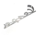 Vespa Script Badge w/Little v