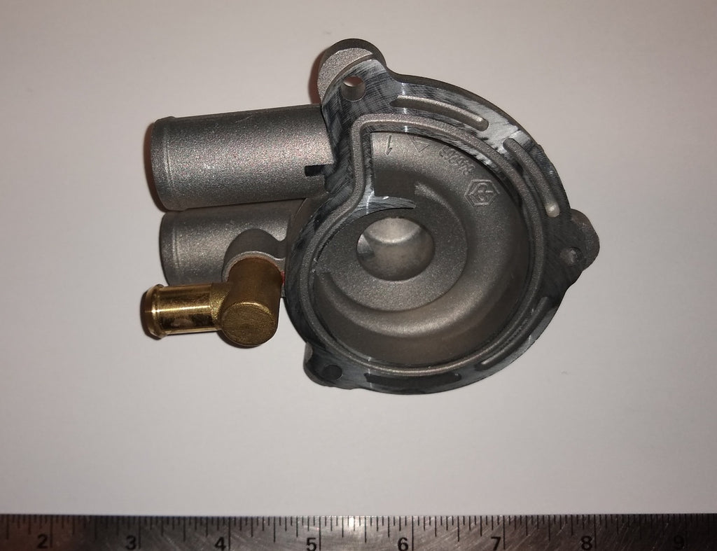 WATER PUMP IMPELLER COVER - ALL 250/300 QUASAR AND HPE ENGINES (CAST ALUMINUM) (877528)