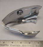 **MATTE SILVER** LEFT (L/H) FRONT HANDLEBAR COVER -  PRIMAVERA /SPRINT 50-150