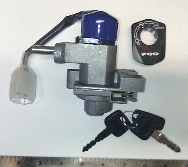 IGNITIONSWITCH COMPLETE LOCK SET WITH KEYS HOOLIGAN 170i