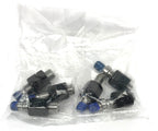 CUSTOM PAIR OF BLACK MIRRORS FOR MODERN VESPA GTS W/ SPECIAL ADAPTOR KIT FOR MOST VESPAS