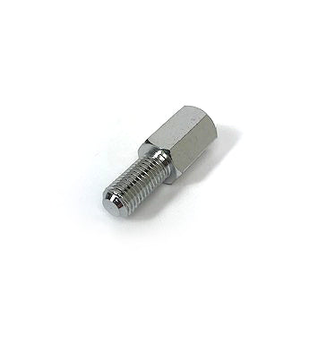 **CHROME** MIRROR ADAPTER RIGHT HAND THREAD 10MM MALE TO RIGHT HAND THREAD 8MM FEMALE