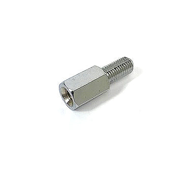 **CHROME** MIRROR ADAPTER RIGHT HAND THREAD 10MM MALE TO RIGHT HAND THREAD 8MM FEMALE