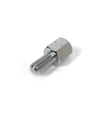 **CHROME** MIRROR ADAPTER LEFT HAND THREAD (REVERSE THREAD) 10MM MALE TO RIGHT HAND THREAD 10MM FEMALE