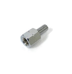 **CHROME** MIRROR ADAPTER LEFT HAND THREAD (REVERSE THREAD) 10MM MALE TO RIGHT HAND THREAD 10MM FEMALE