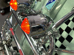 2" CHROME BULLET RUNNING LIGHTS WITH AMBER LENS