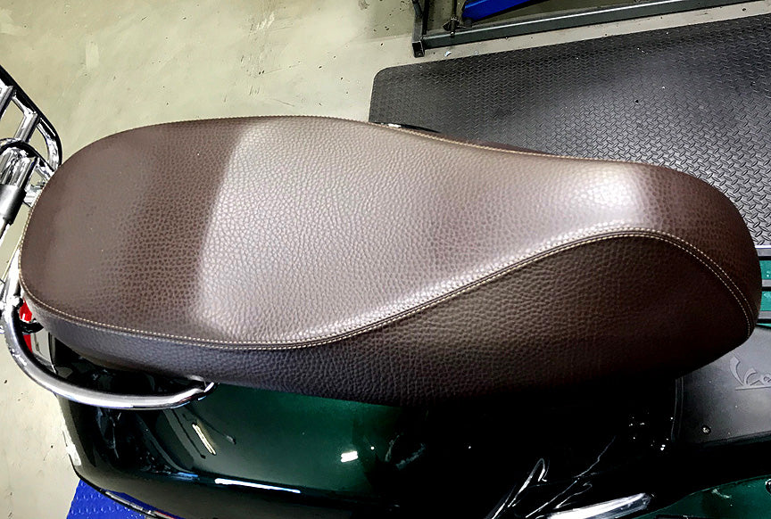 COMPLETE SEAT HPE GTS TOURING 300 **BROWN WITH HEAVY LEATHER LIKE TEXTURE** 2015-2020 (1B005781000C3)