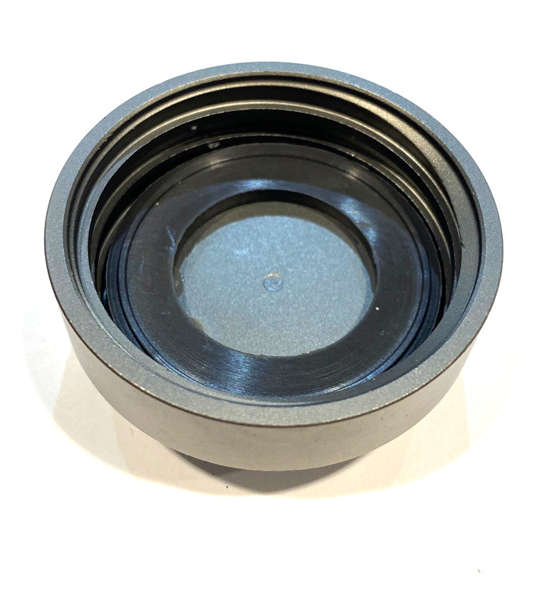 *GREY* CNC MACHINED ALUMINUM TWIST-ON FUEL/GAS CAP FOR GAS TANK