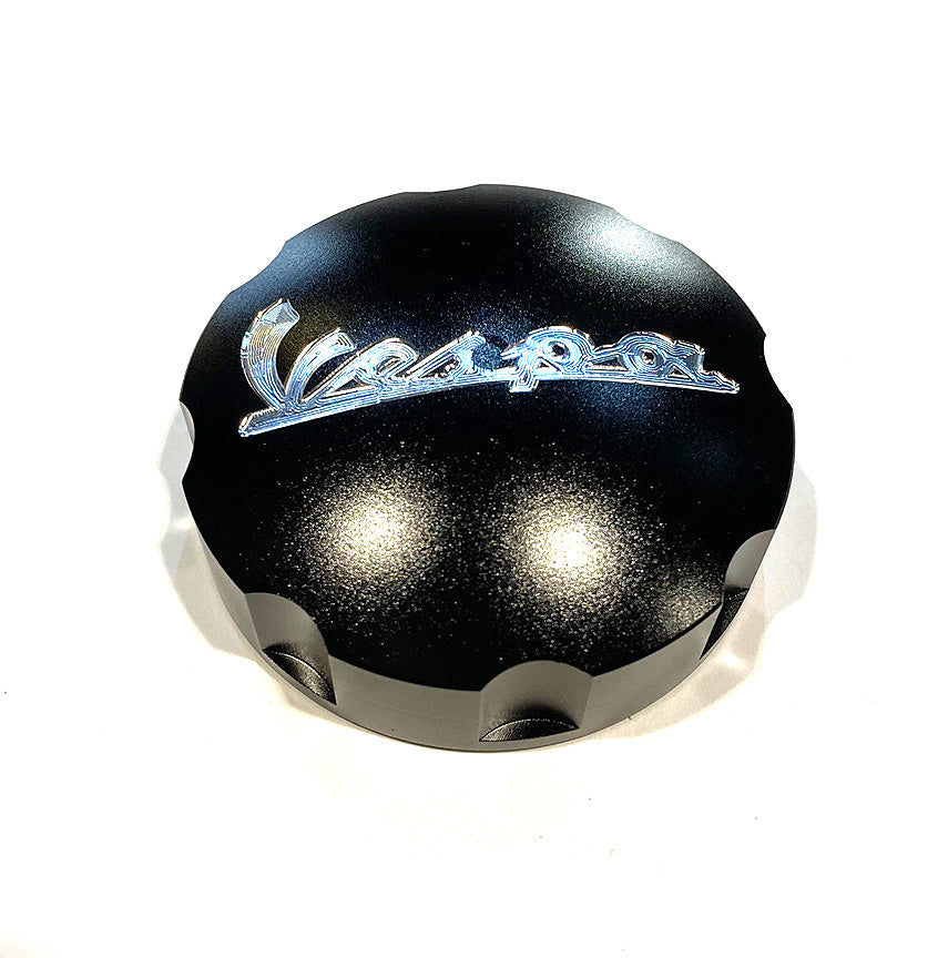 *BLACK* CNC MACHINED ALUMINUM FUEL/GAS CAP FOR GAS TANK