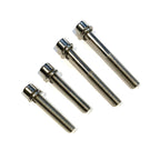 **GUN METAL GREY** VESPA MOTORSPORT CNC MACHINED PASSENGER FOOTPEG EXTENDERS-GT/GTS/SUPER/GTV/HPE2