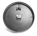 VESPA GARAGE METAL AND GLASS ANALOG WALL CLOCK 12" DIAMETER
