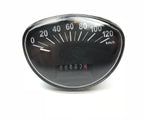 Black Face 120KM/H Speedo Vespa Rally/Sprint/Small Frame