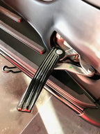 GLOSSY BLACK FOOT PEGS NOTTE (PAIR) VESPA GT/GTS/SUPER/GTV/HPE GTS310