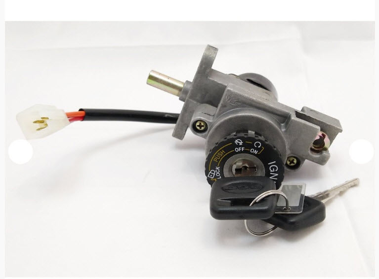 IGNITION SWITCH ASSEMBLY & LOCKSET - BUDDY KICK 125