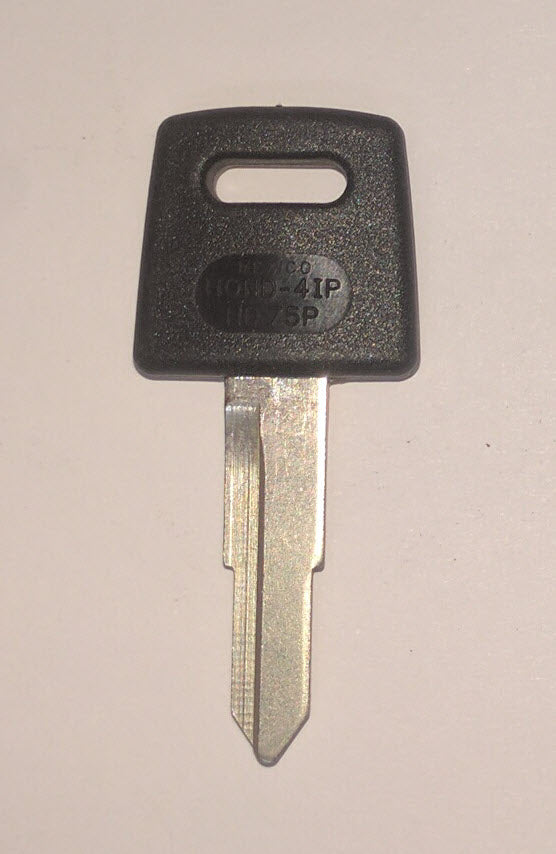 SOME VESPA TOPCASE-SYM-KYMCO(SOME MODELS)-HONDA (OLDER) KEY BLANK-**TYPE A** L/H CUT **SHORTER BLANK**