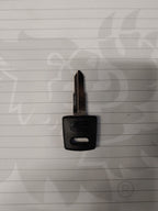 KEY BLANK SOME VESPA TOPCASE-SYM-KYMCO(SOME MODELS)-HONDA (OLDER) -**TYPE B** R/H CUT **SHORTER BLANK**