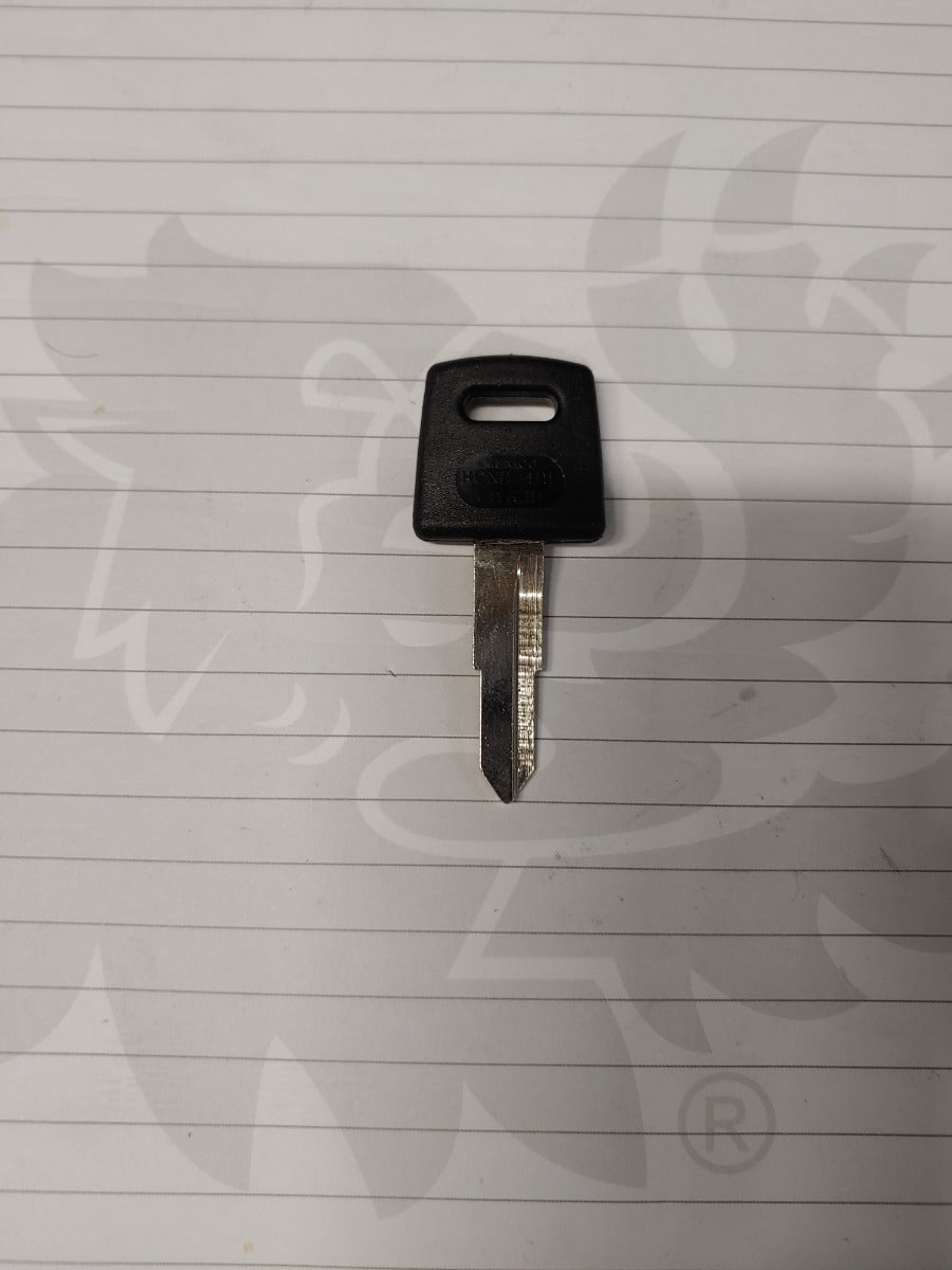 KEY BLANK SOME VESPA TOPCASE-SYM-KYMCO(SOME MODELS)-HONDA (OLDER) -**TYPE B** R/H CUT **SHORTER BLANK**