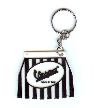 Vespa Mud Flap Key Chain