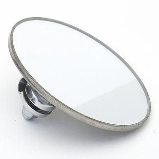 14" Round Mod Style Mirror w/ Tublular Clamp