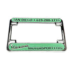 "VESPA MOTORSPORT" VERDE RELAX GREEN LICENSE PLATE FRAME **SUPER SALE**