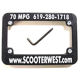 License Plate Tamper-Resistant Locking Hardware