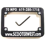 License Plate Tamper-Resistant Locking Hardware