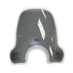 **NARROW** MID SIZE WINDSHIELD, SMOKE VESPA LX-FACO (13.25" tall x 19" Wide)