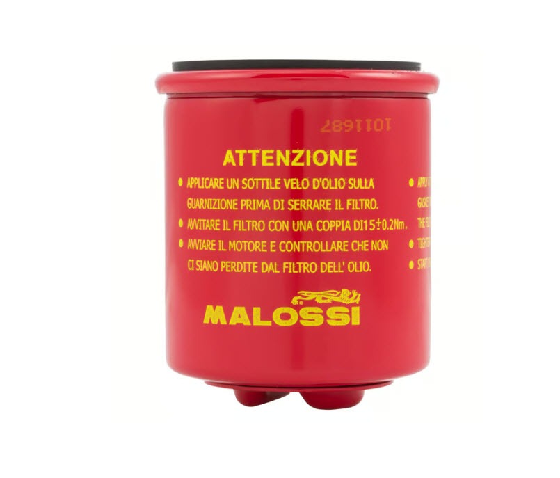 Malossi Red Chilli Oil Filter Piaggio Vespa 150-300cc