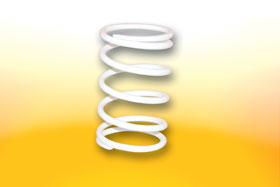 **WHITE** MALOSSI CLUTCH CONTRA SPRING +30% - ALL YAMAHA APRILIA ITALJET MINARELLI 50CC