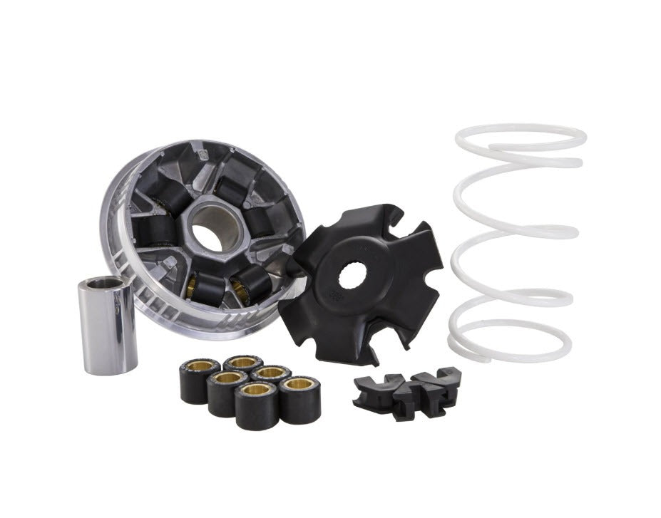 MALOSSI MULTIVAR VARIATOR KIT GT/GTS/GTV/HPE/HPE2/BV/MP3 200/250/300 LC (INCLUDES 14/16G 20X17 ROLLERS W/CLUTCH SPRING)