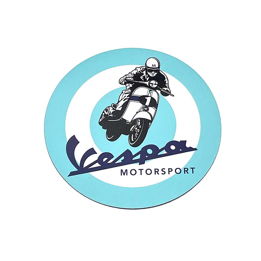 VESPA MOTORSPORT 3" ROUND MAGNET