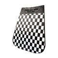 MUD FLAP CHECKER BLACK AND WHITE CUPPINI